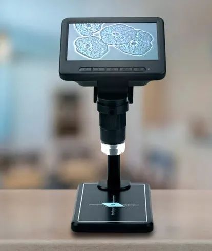 Microscopio Digital Com Tela De 5 Polegadas Portatil Cor Preto - Foto 4