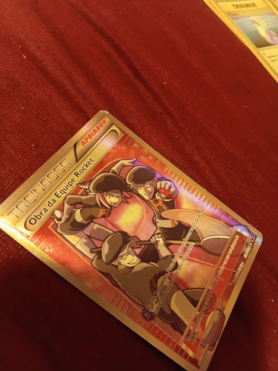 Carta pokemon obra da equipe rocket MP - Foto 5