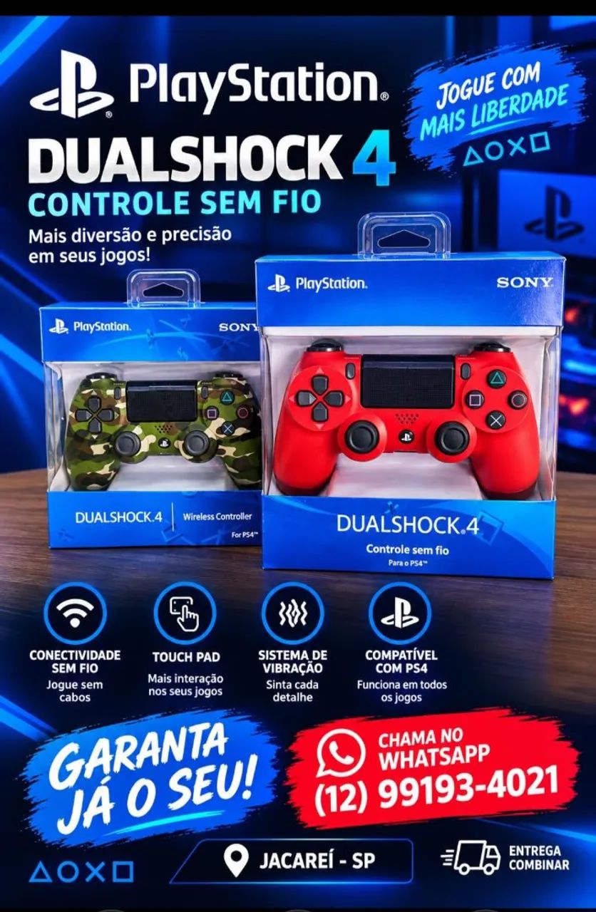 Controle de Playstation 4