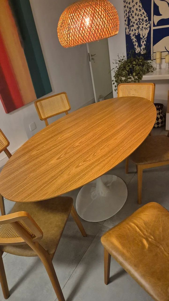 MESA DE JANTAR LUZIA - somente a mesa (1,60x0,80x0,80m)  - Foto 3