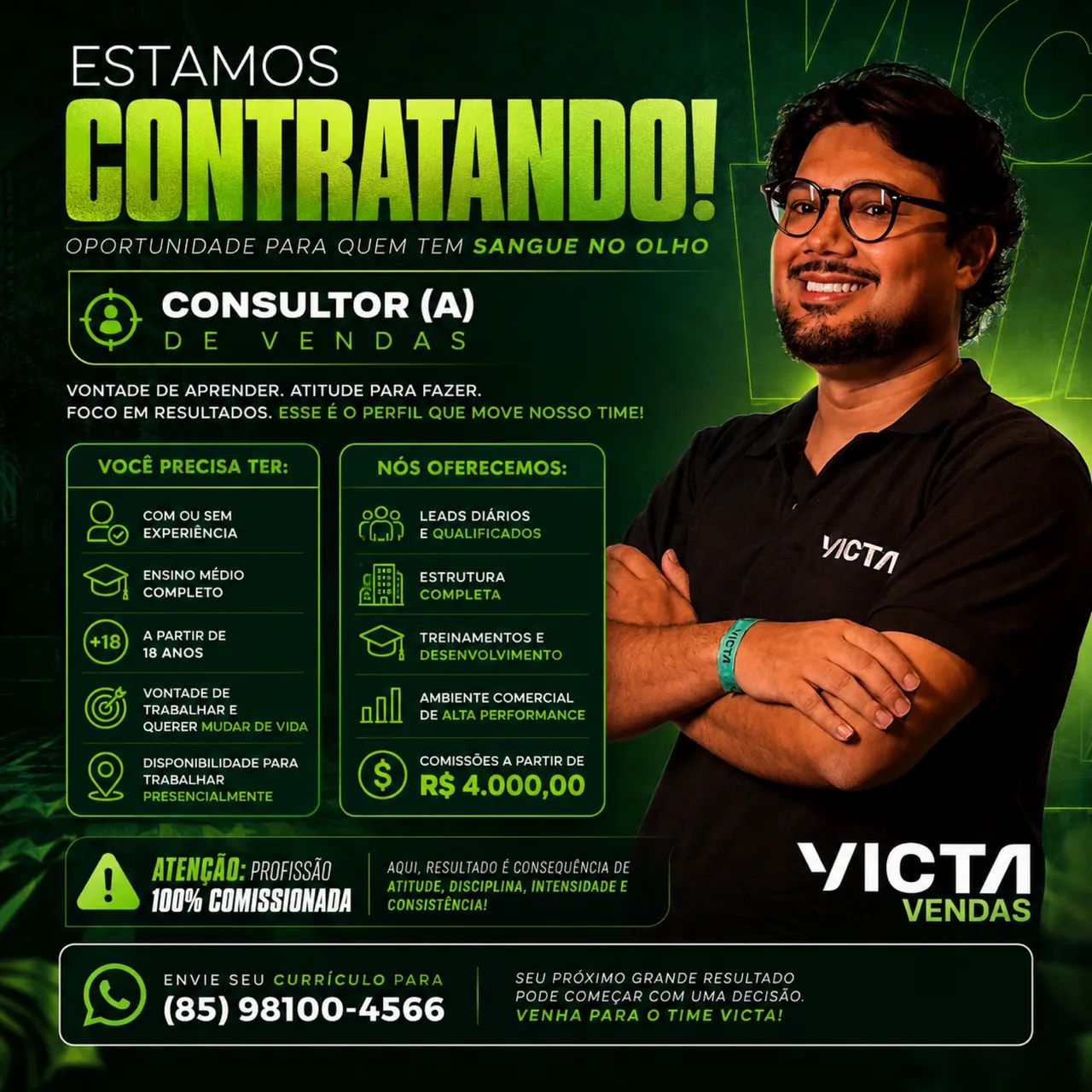 VAGA - CORRETOR DE IMÓVEIS (iniciante ou experiente