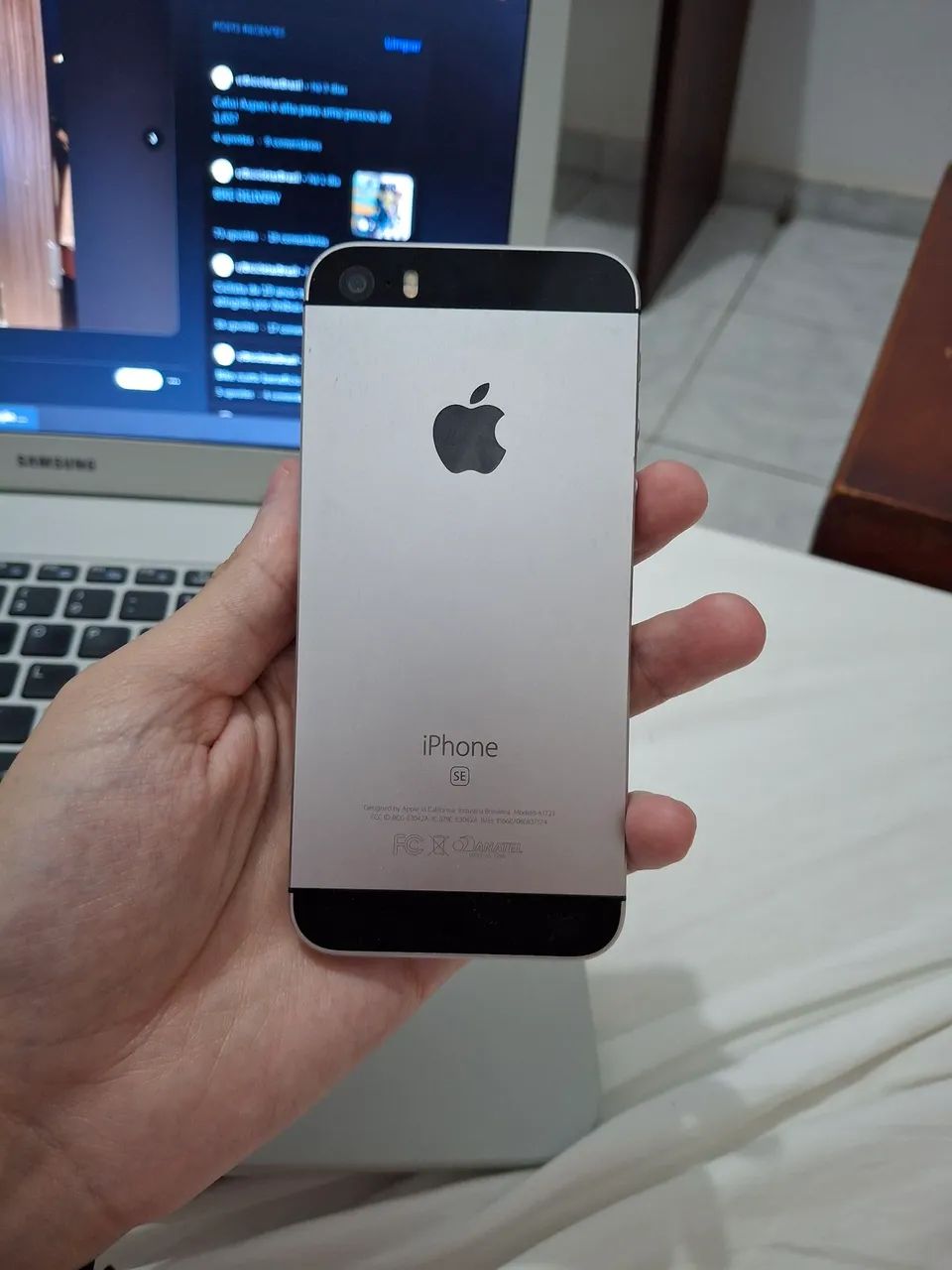 Iphone se 1 (troco em bike) - Foto 3