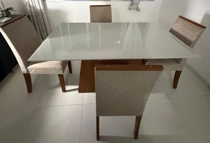Mesa de jantar retangular 1,6x1,0m - Foto 2