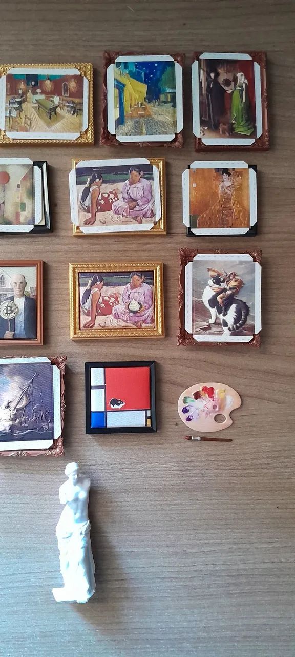 Zuru Mini Brands Create Masterpieces- Kit com Quadros, estátua e acessórios  - Foto 3