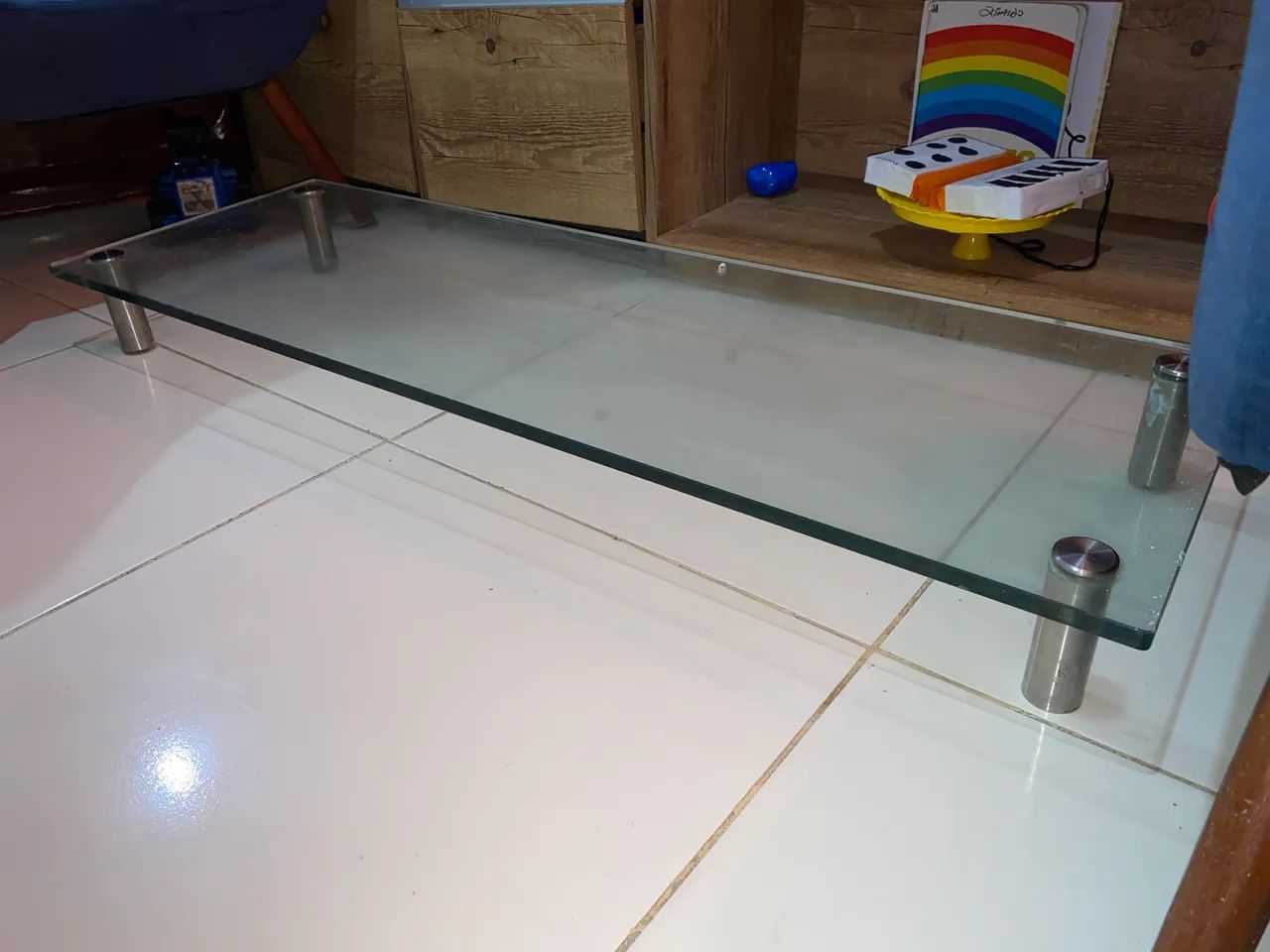 Mesa de centro vidro 