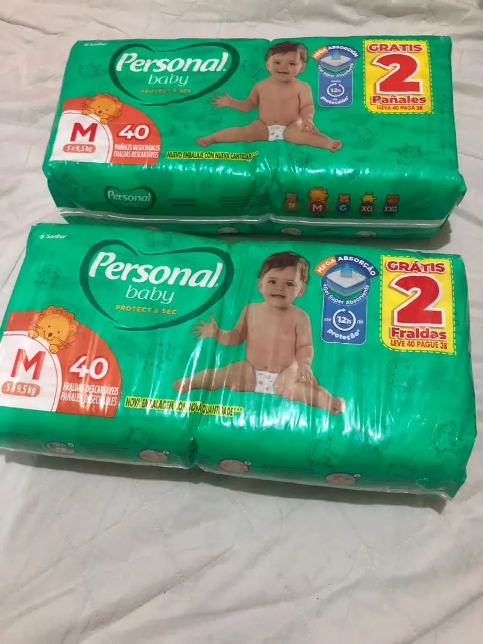 Fraldas descartáveis 