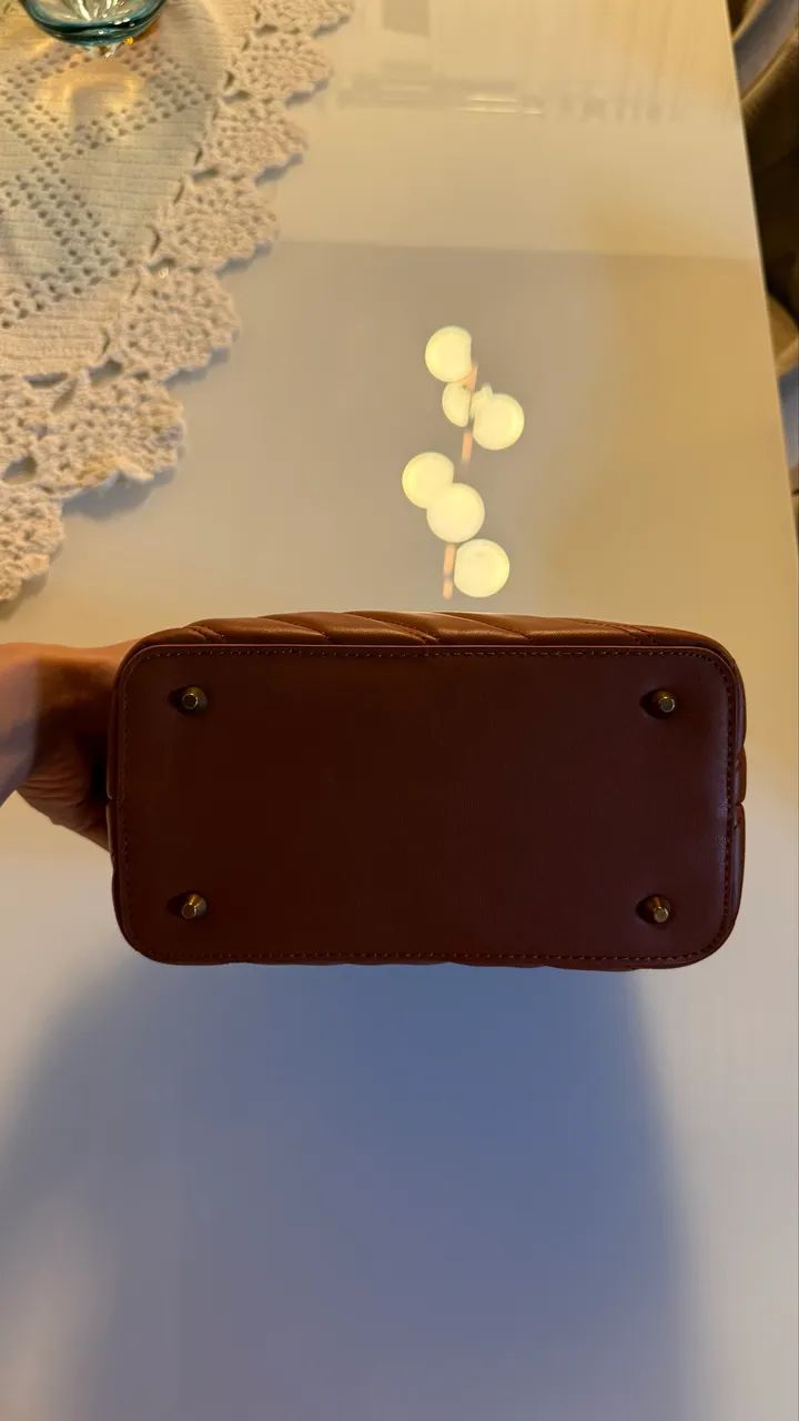 Bolsa degalls marrom  - Foto 3