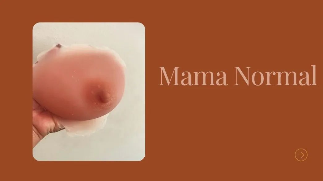 Mamas didáticas em silicone