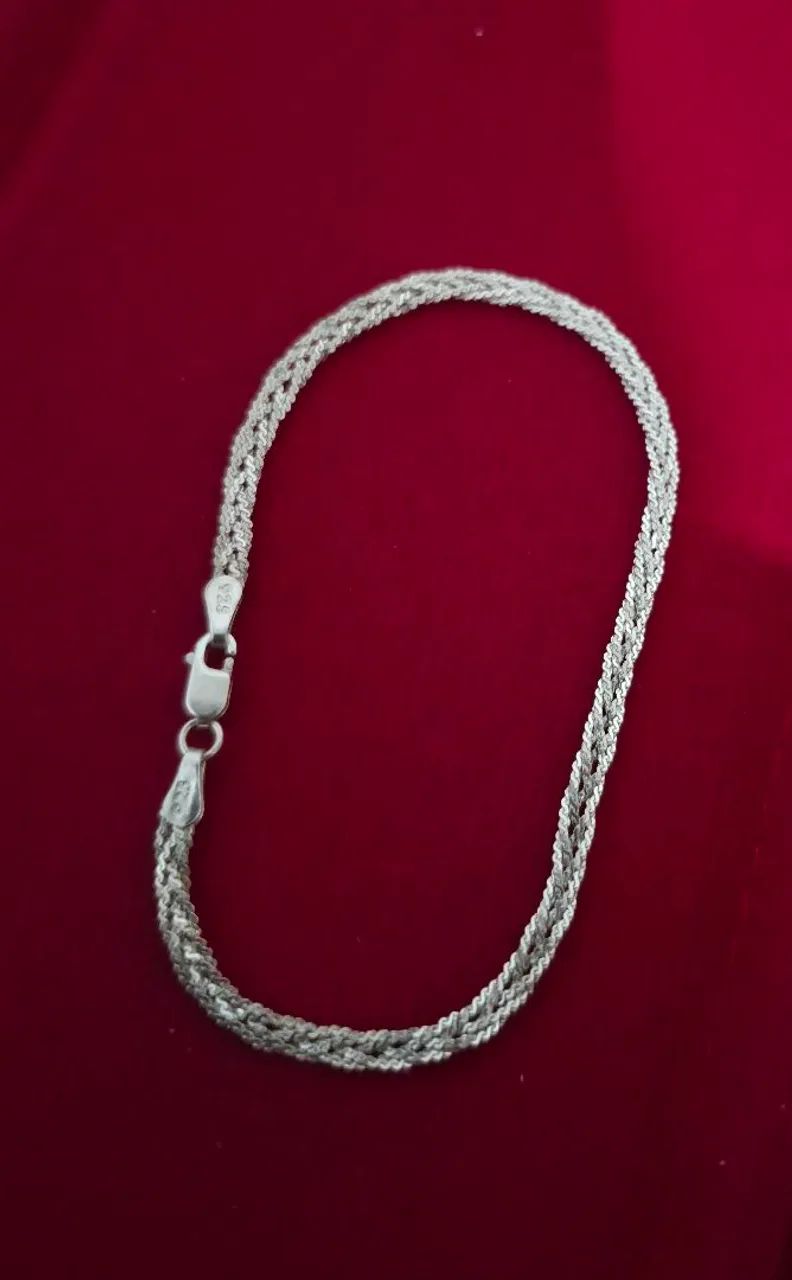 Pulseira de prata 925 - Foto 2