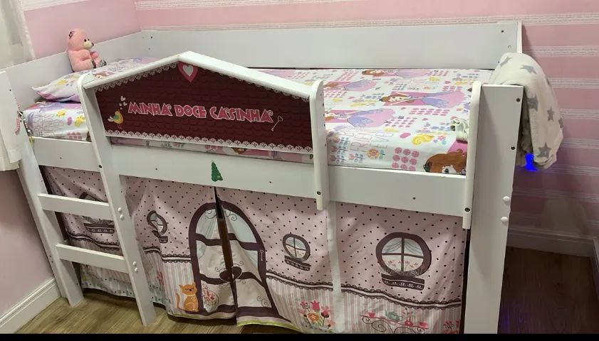 Cama cabana com escorregador  - Foto 3
