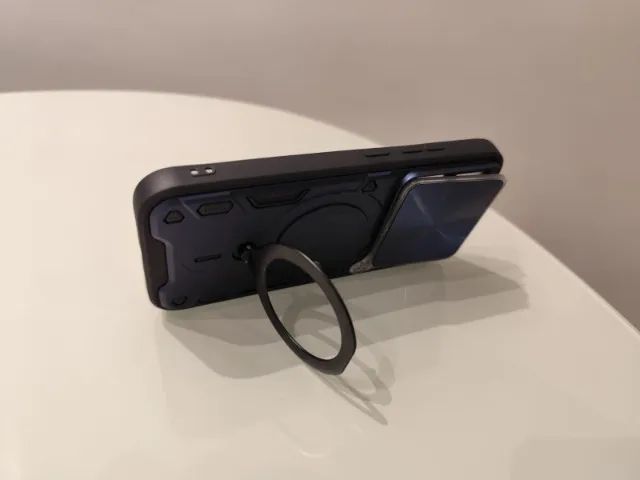 Capa Capinha Case para Smartphone Celular Poco X8 Pro com suporte em formato anel - Foto 3