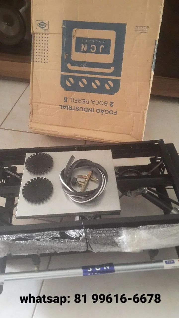 Fogão industrial novo na caixa! Acompanha mangueira e registro para instalação  - Foto 2