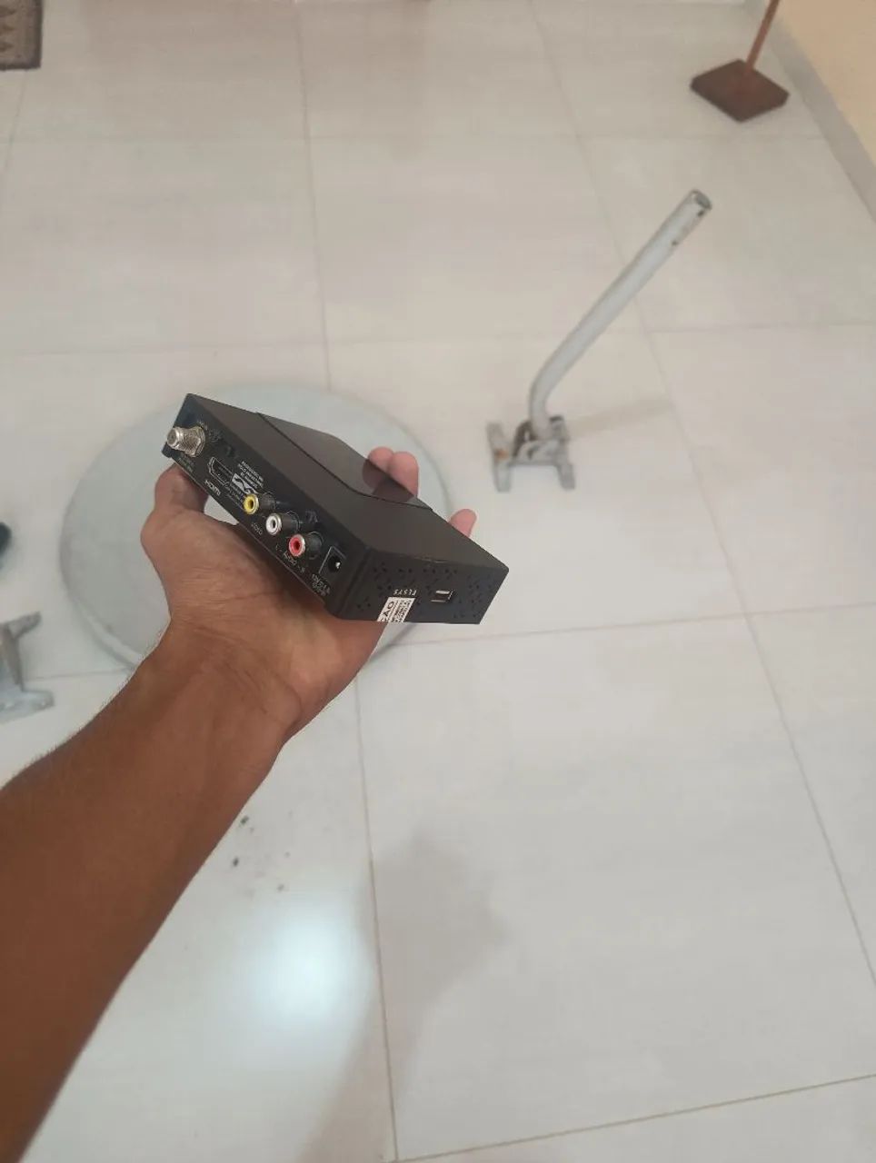 Antena digital + receptor,usado em excelentes condições  - Foto 2
