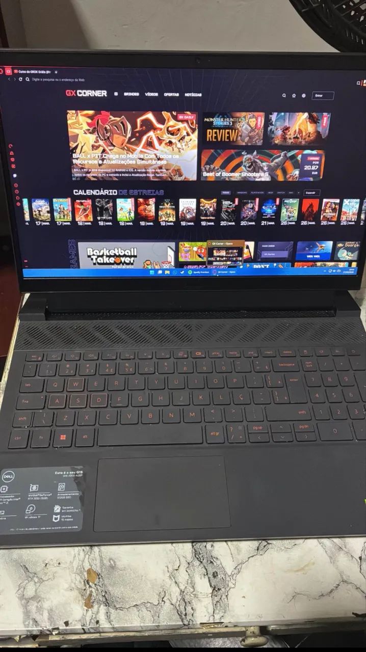 Notebook gamer 