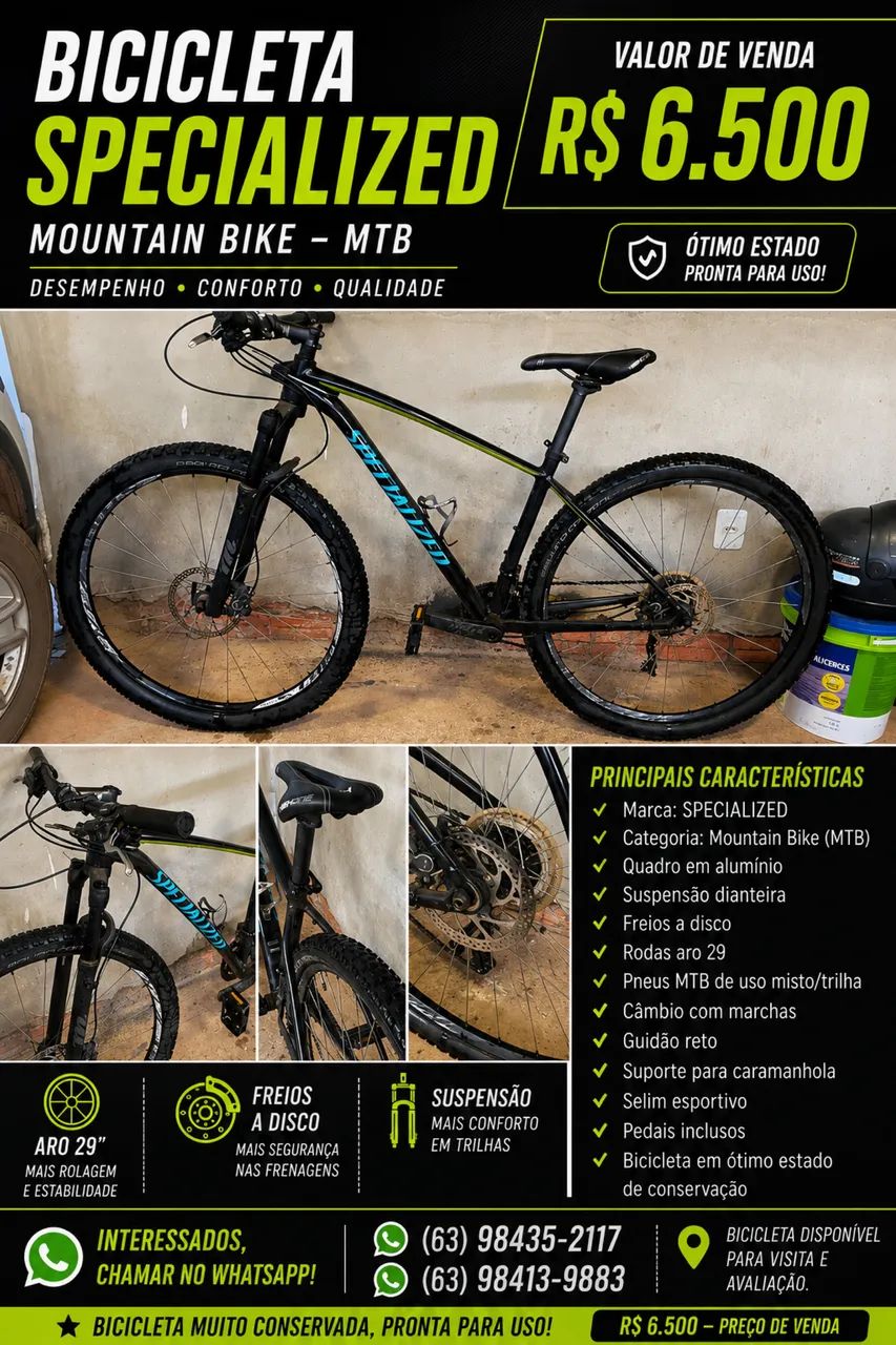Vende-se bicicleta 