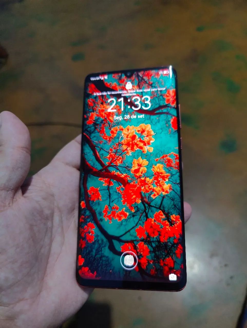Huawei P30 pro 256 gb e 8 ram com detalhes 
