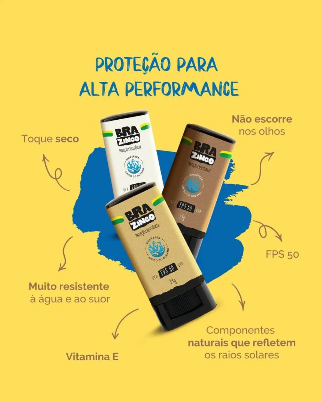 Protetor solar facial Brazinco 