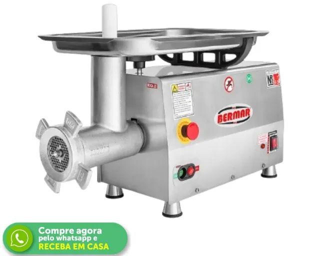 Moedor de Carne para Açougue Boca 22 Bermar