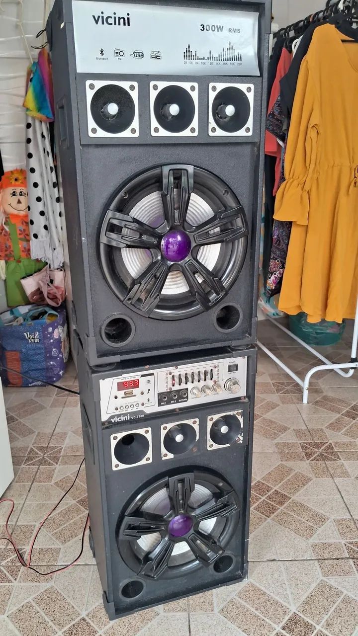Caixa de som amplificadora Bluetooth  - Foto 2