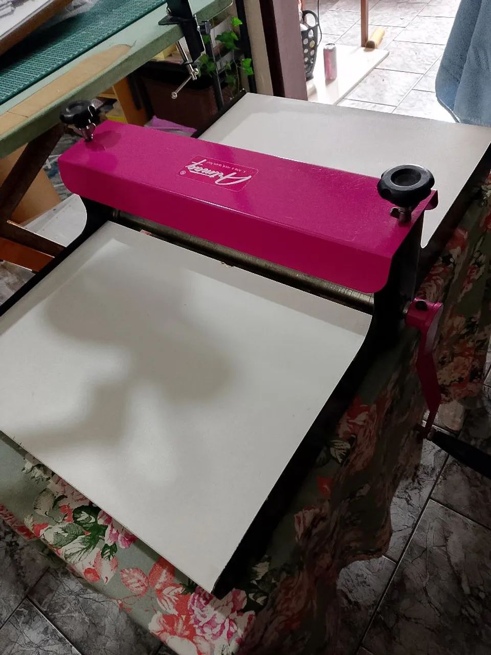 Máquina de Corte e Vinco 40cm Manual Artmaq com Facas - Foto 2