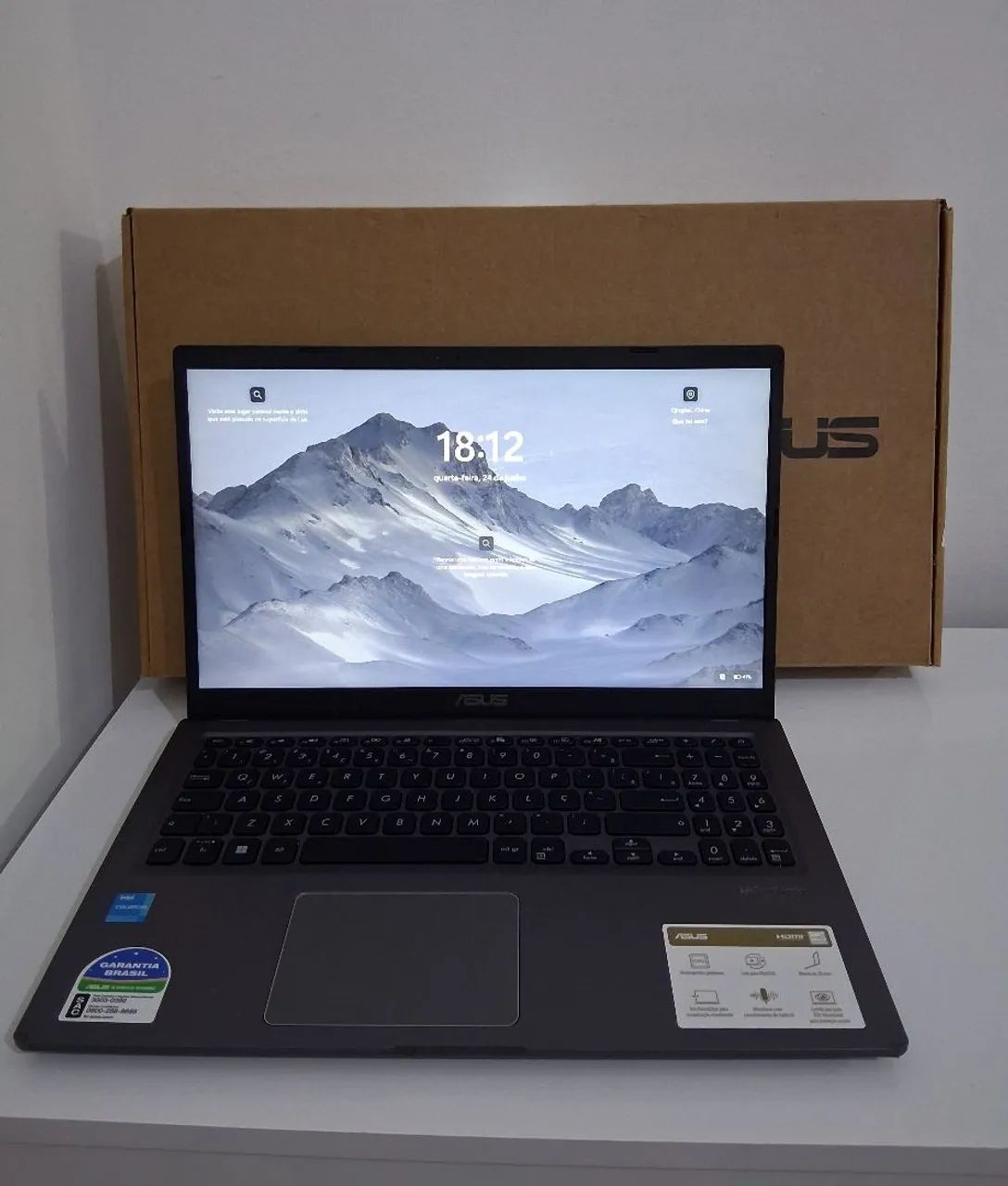 Notebook Asus X515K funcionando tudo