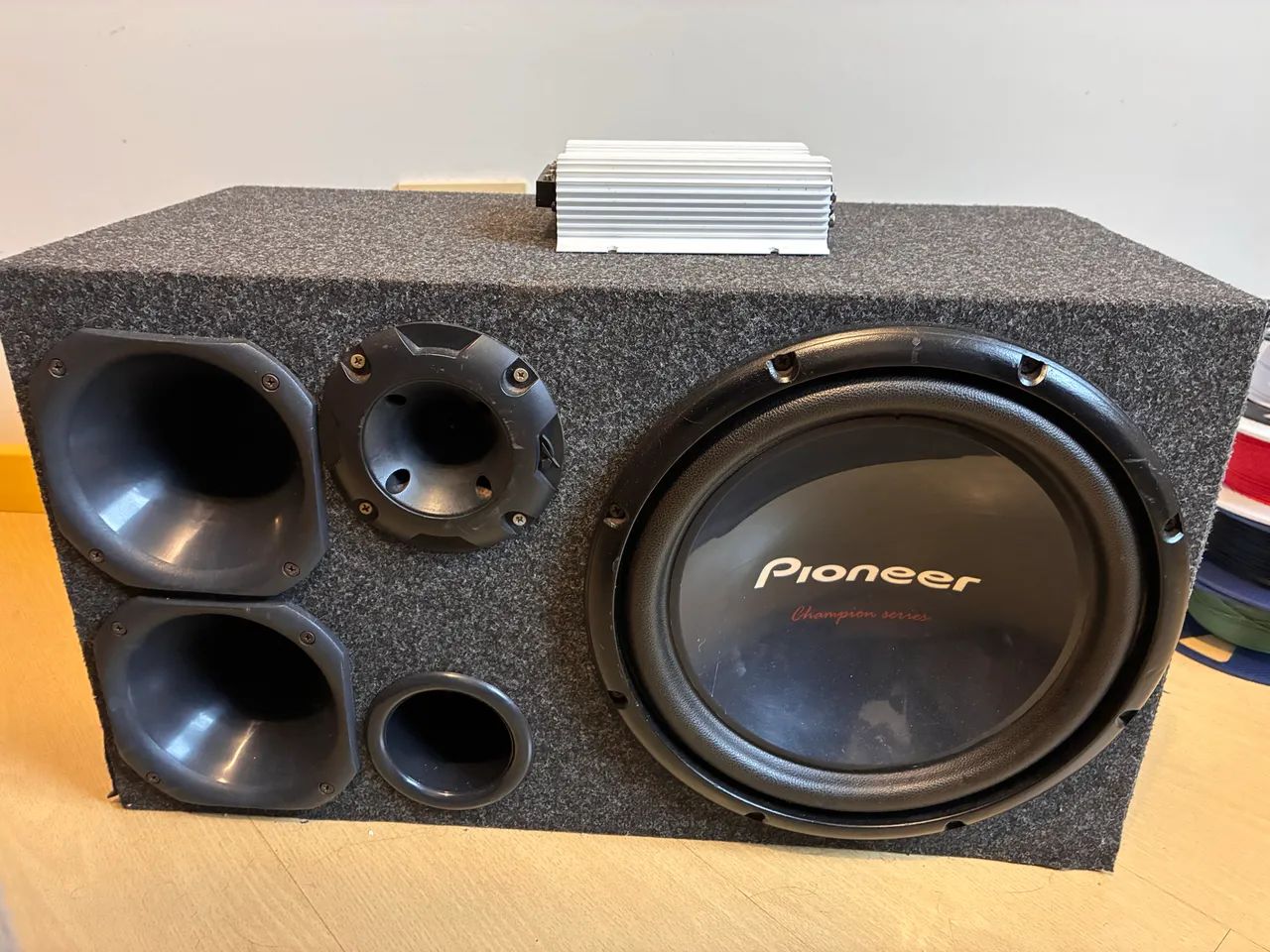 Caixa trio com subwoofer 12? + módulo TS 800 - Foto 4