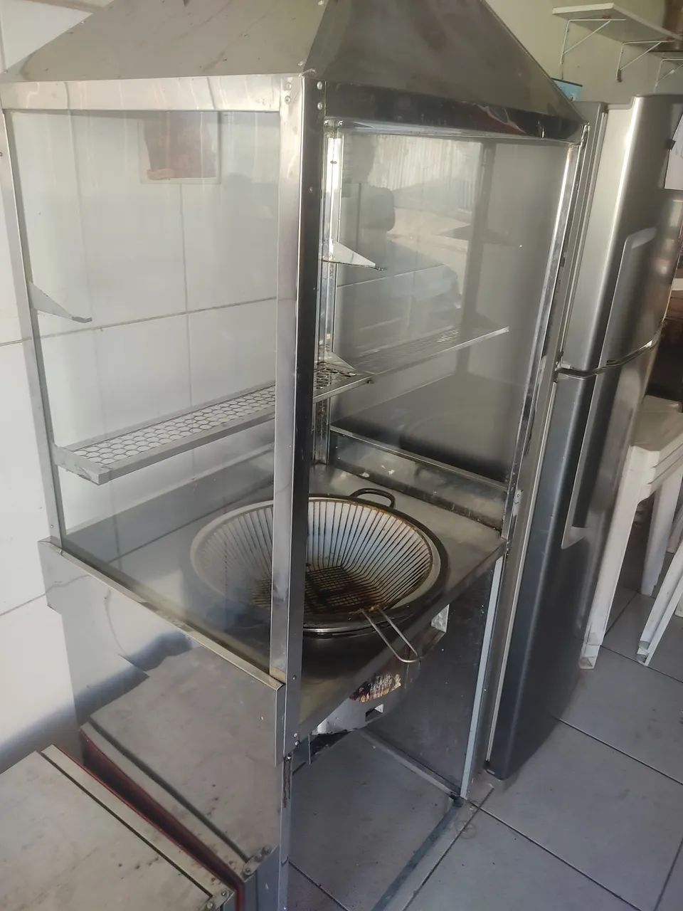 Fritadeira de salgados a gás  - Foto 4