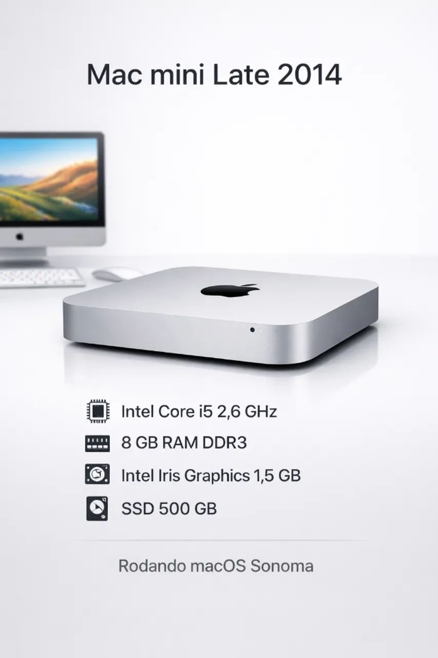 Mac mini (Late 2014)　２TB Intel Core i7 Mac Mini Late 2014 Apple | Mercado Livre Macデスクトップ