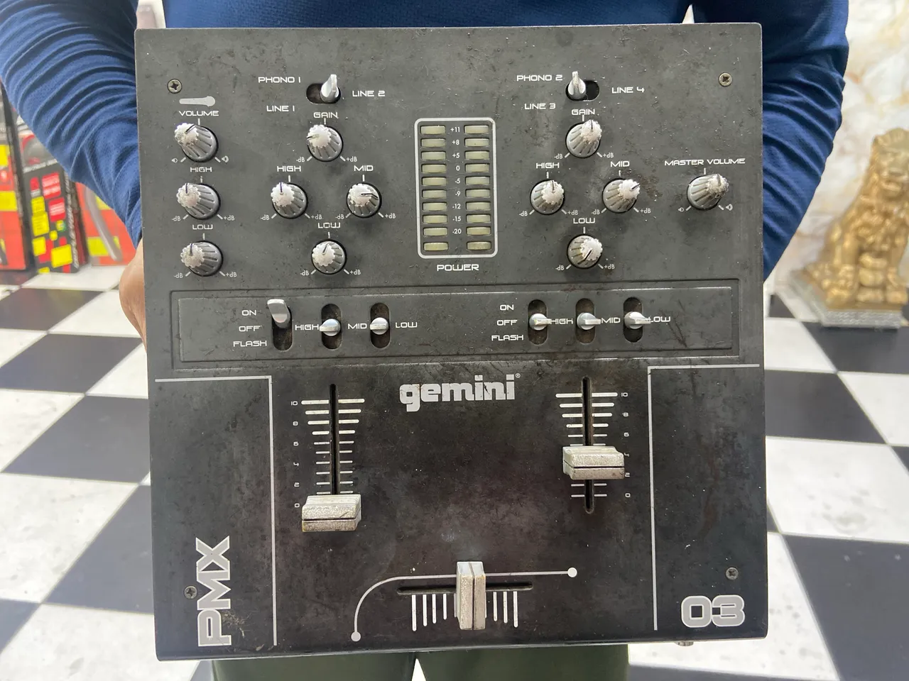 Mixer Numark DXM09 funcionando perfeitamente - Equipamentos e
