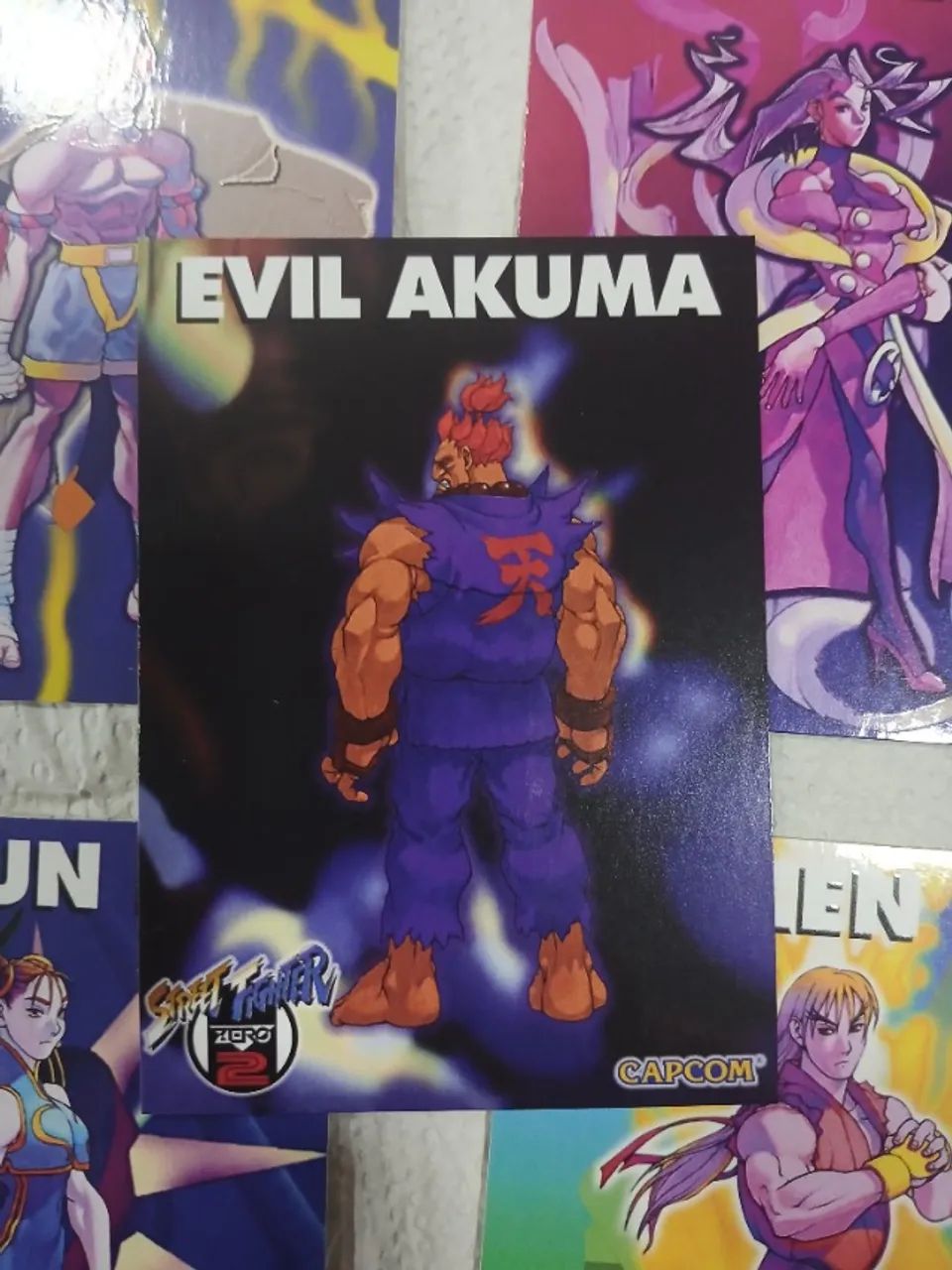 CARD STREET FIGHTER ZERO 2 (ANOS 90) - Hobbies e coleções - Águas