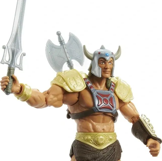 Boneco He Man Viking New Eternia Masters Universe Hdr37 - Foto 3