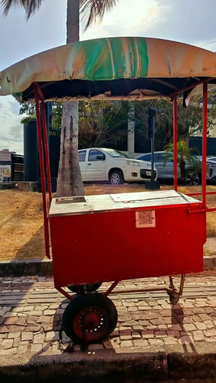 Carrinho de Lanches/Comércio com Cobertura - Usado - Foto 2