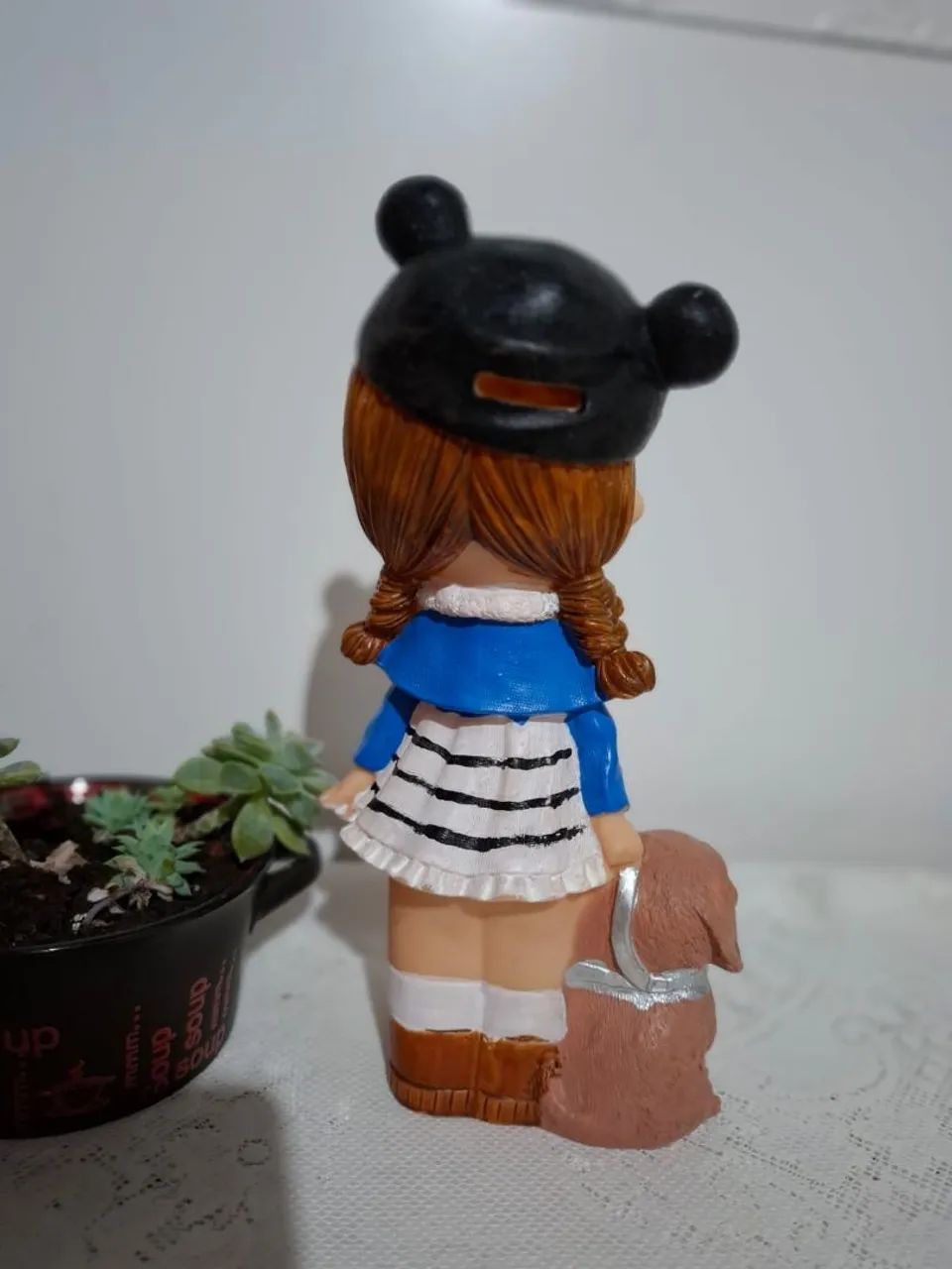 Menina Boneca Cofrinho Vintage  - Foto 3