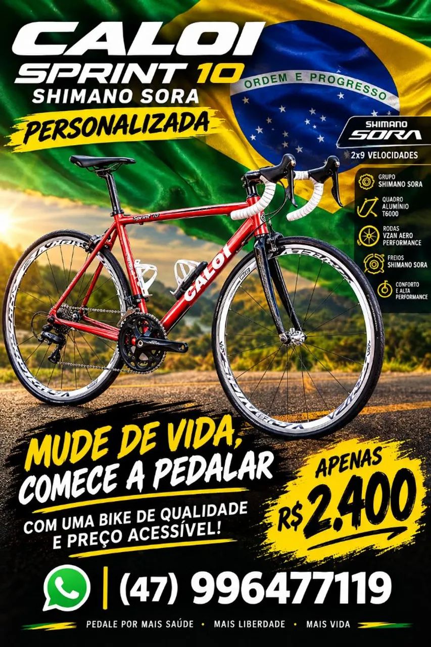 Caloi Sprint 10 personalizada 