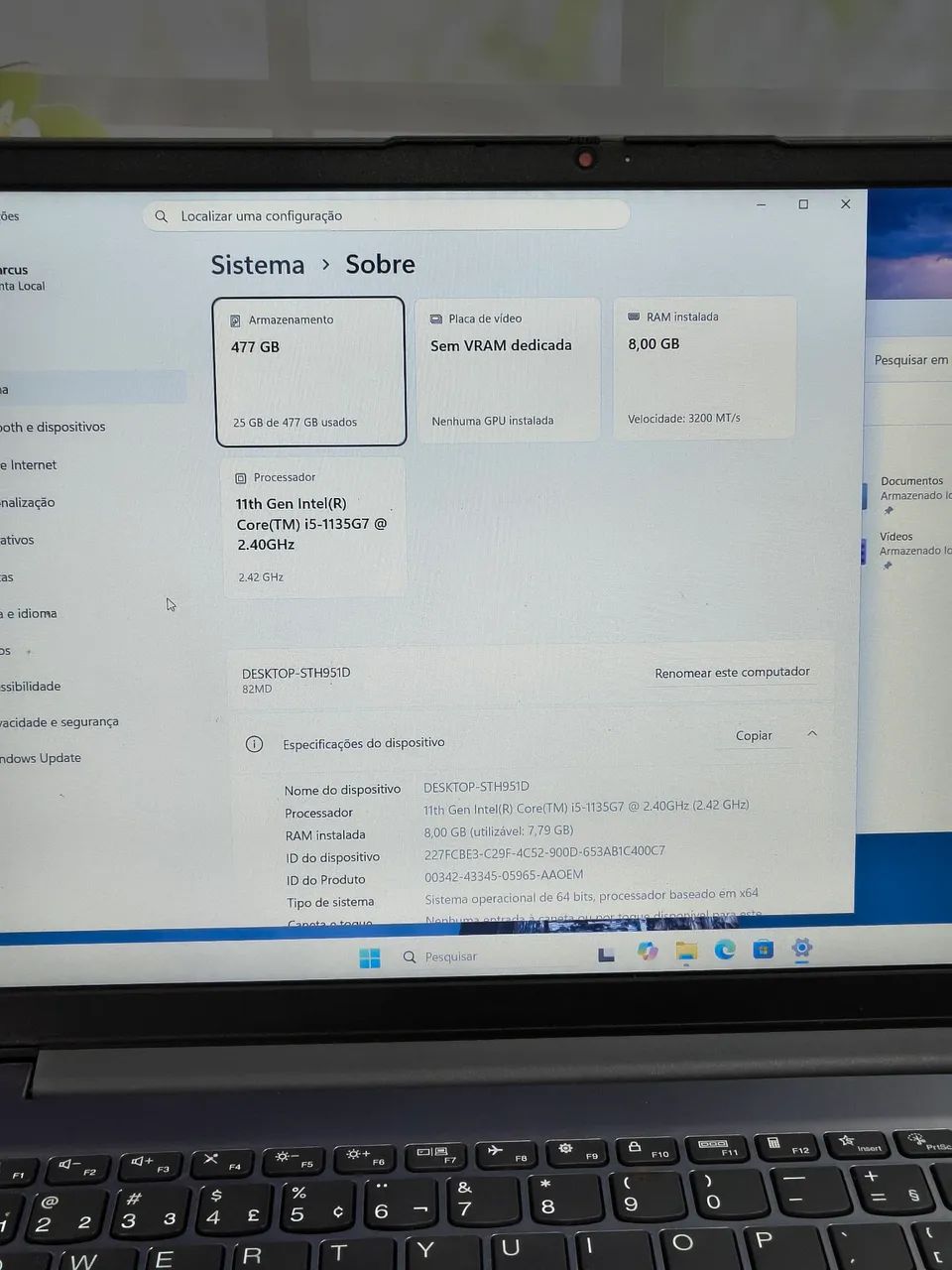  Notebook Lenovo core i5 impecável  - Foto 5