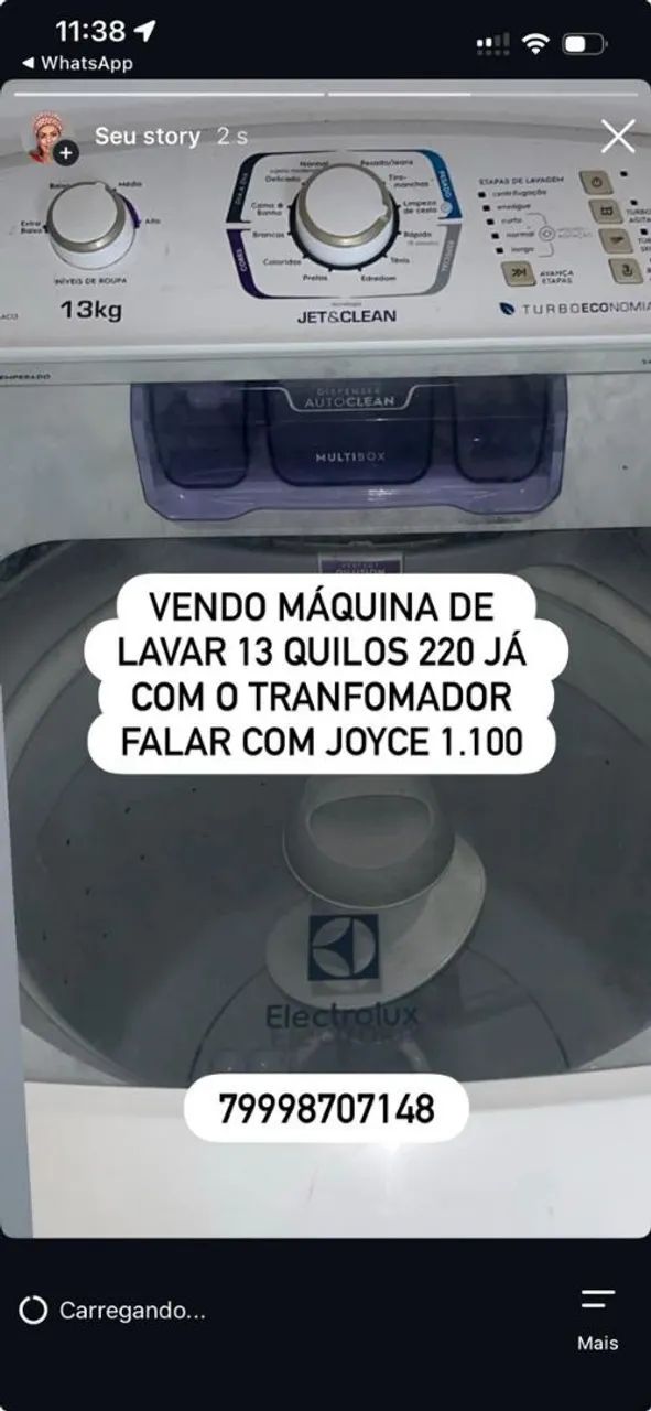 Máquina de lavar 13 kilos 