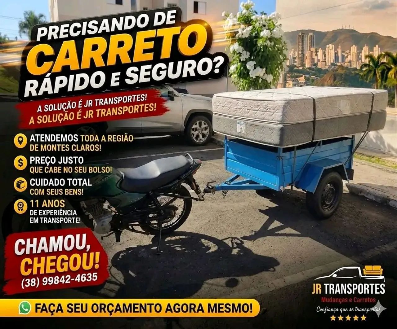 Fretes Carretinha Moto