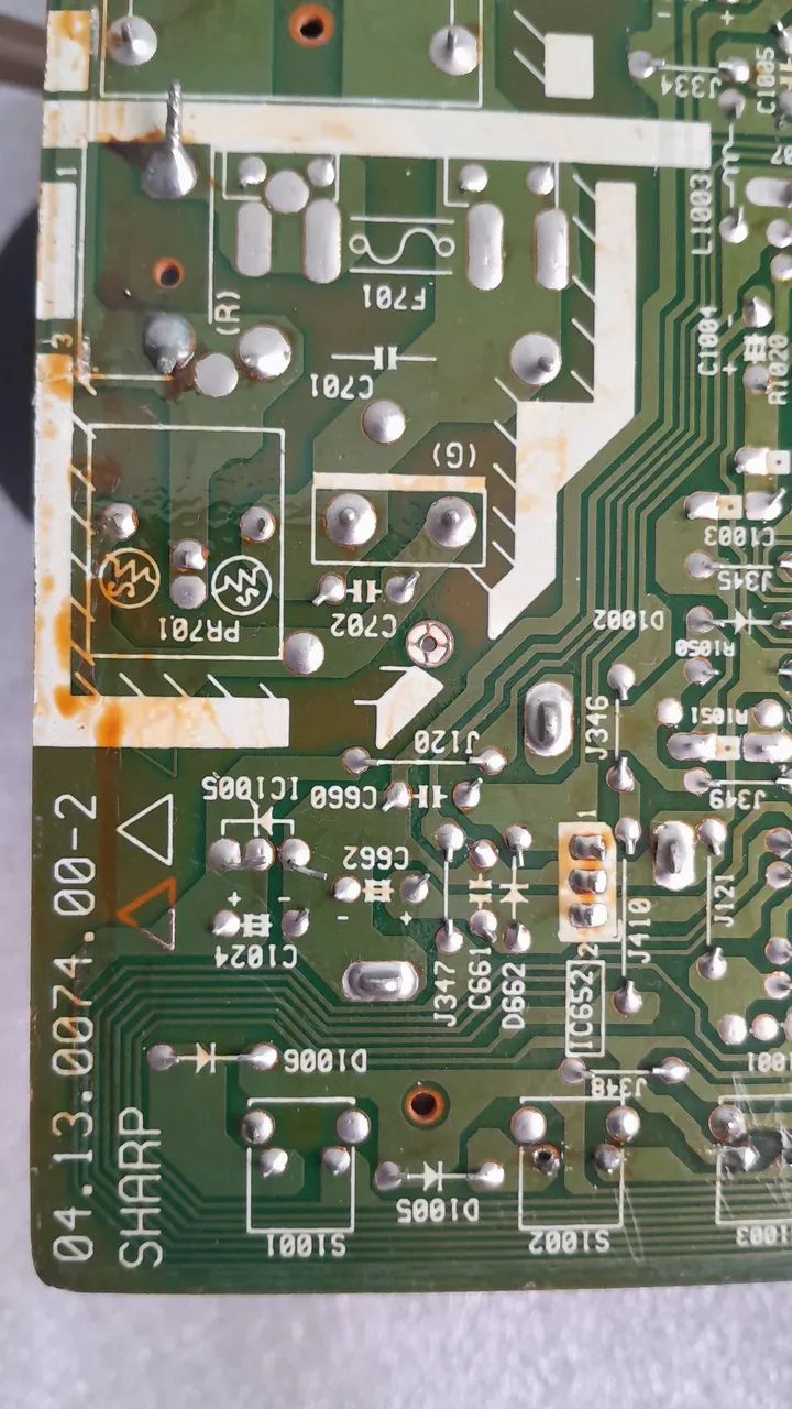 "PLACA DA TV SHARP PARA RETIRAR PEÇAS" - Foto 6