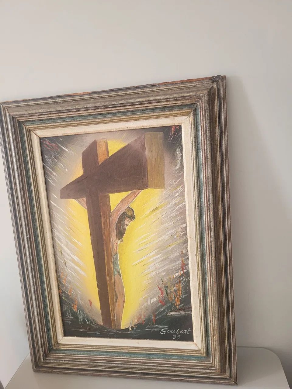 Lindo quadro Jesus tamanho 80x60 - Redução no preço