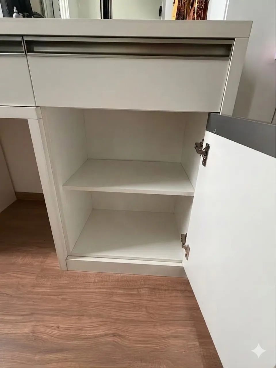 Camarim Penteadeira em MDF Branco - Foto 3