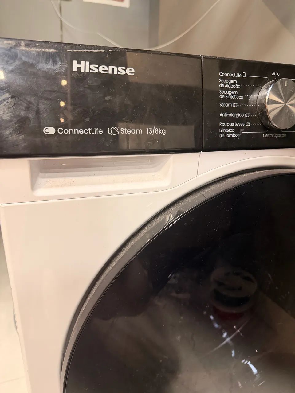 Lava e Seca Hisense 13kg/8kg COM DEFEITO - Foto 4