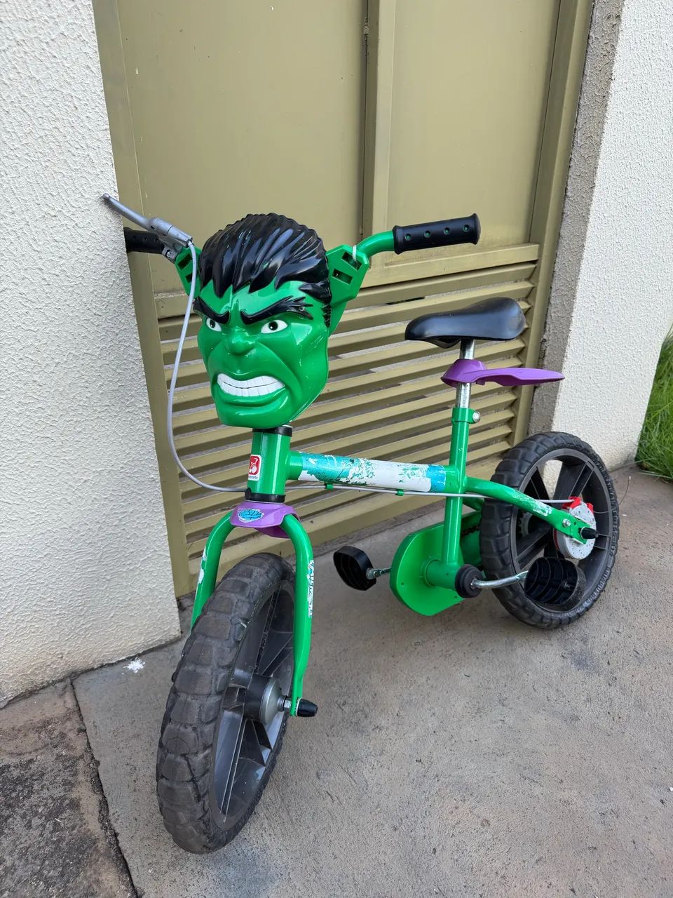 Bicicleta infantil com rodinhas do Huck. - Foto 2