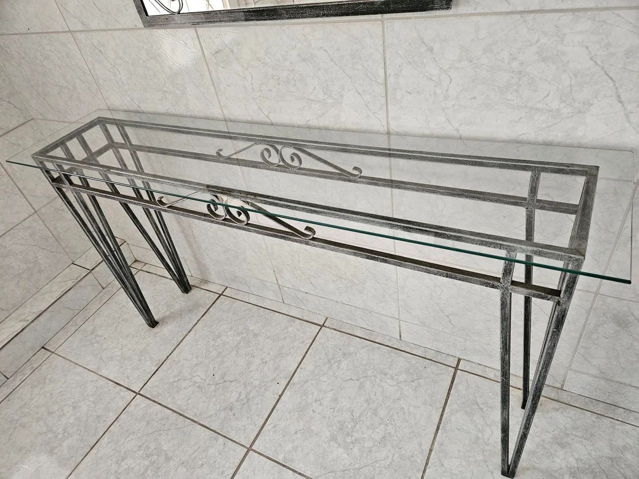 Mesa de vidro conjunto - Foto 2