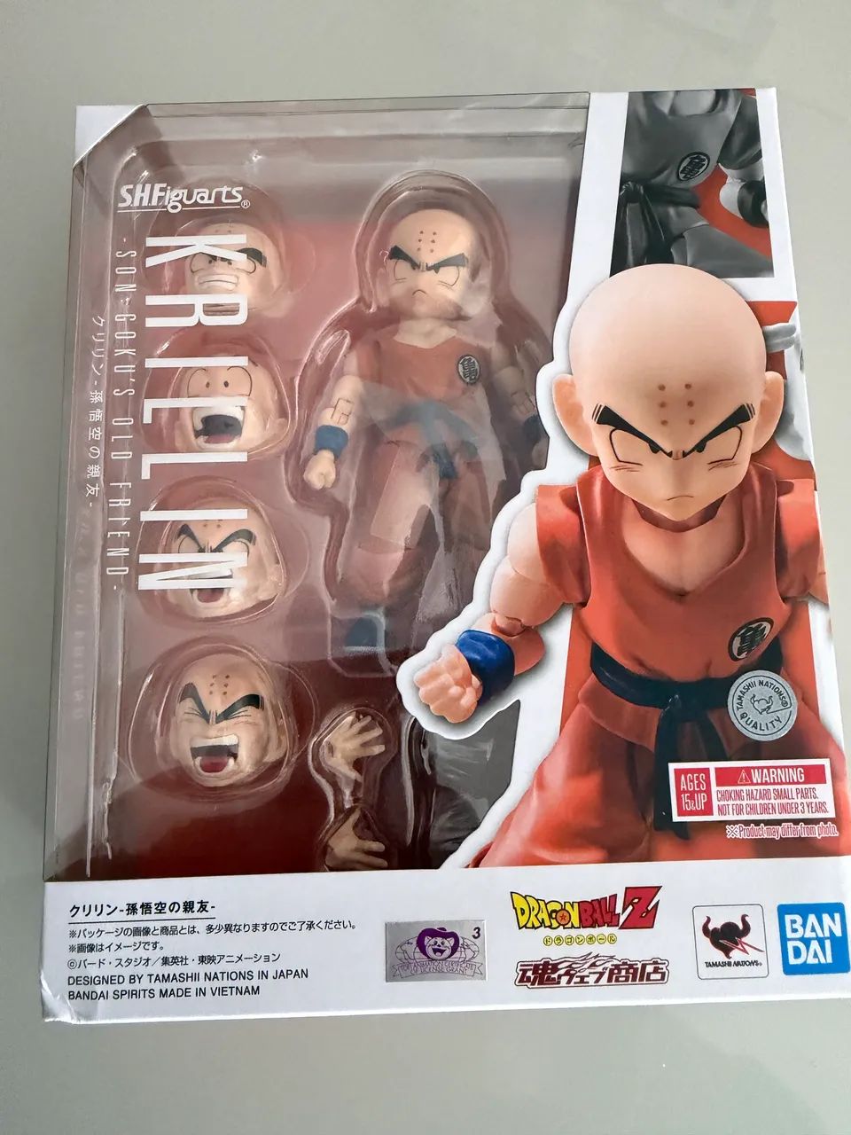 Sh Figuarts kuririn lançamento lacrado 