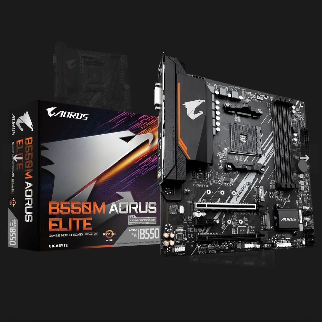 Placa mãe  b550m aorus elite