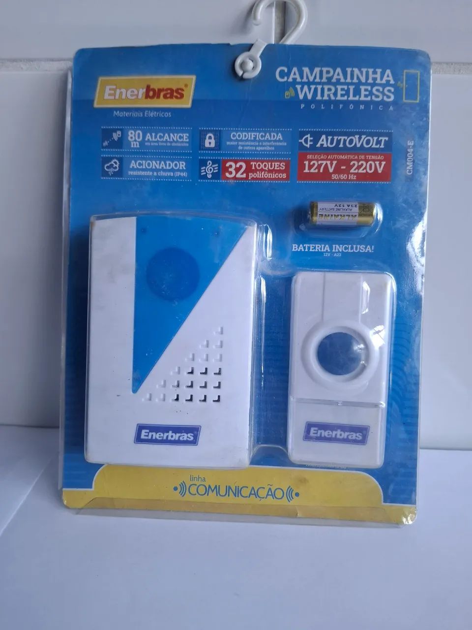 Campainha Wireless Enerbras. 