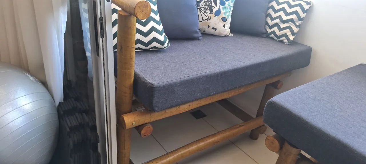 Móveis de varanda rústicos - Foto 2