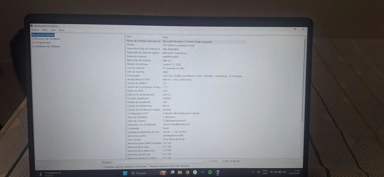 Notebook Dell Inspiron 15 3520 - Foto 5
