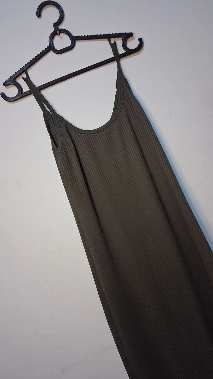 Vestido verde oliva 
