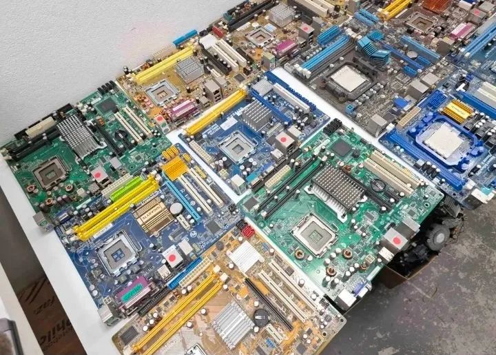 Lote de 10 kit placa mãe lga 775 core 2 duo quad funcionando com processador memória 